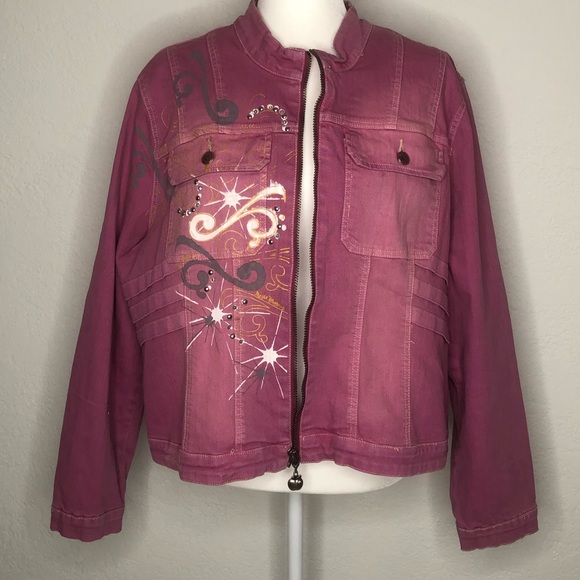 Apple Bottoms Jackets & Blazers - Apple Bottom Vintage Pink Jacket Plus 3X
